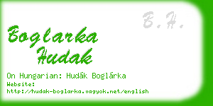 boglarka hudak business card