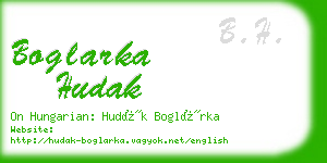 boglarka hudak business card